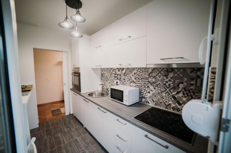 Modern Apartment Novi Sad Bagian luar foto